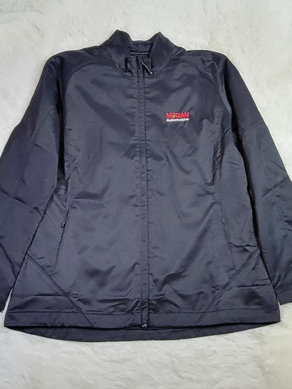 Cutter & Buck Wind Jacket WeatherTec Mens Black Moran automotive Logo XXL
